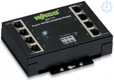 Wago 8-Port  Eco Switch 100BASE-TX 852-112 | Elektrika.lv
