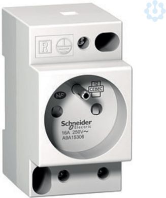 Schneider Electric DIN kontaktligzda iPC 2P+E 16A 250VAC NFC 15100 Acti9 A9A15306 | Elektrika.lv
