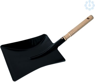 Haupa metal dustpan with wooden handle 393006 | Elektrika.lv