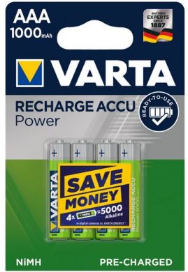 VARTA Baterijas 5703/4 1000mAh AAA, (cena par 1 gab - 4gab. blisterī) 05703 | Elektrika.lv