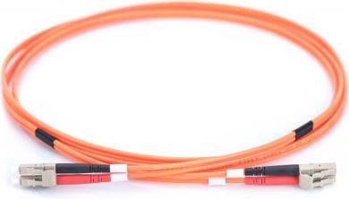 Digitus  FO, duplex, LC to LC MM OM2 50/125 µ, 1 m Optiskais patch kabelis DK-2533-01 | Elektrika.lv