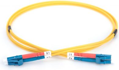 Digitus  FO, Duplex, LC to LC SM OS2 09/125 µ, 1 m, Optiskais patch kabelis DK-2933-01 | Elektrika.lv