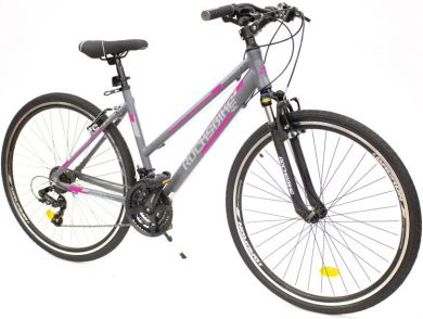  Kalnu velosipēds BICYCLE CITY COMFORT W/R:28" F:18" pelēks/rozā 8681933422255 | Elektrika.lv