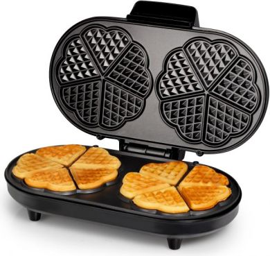 Tristar  Tristar | WF-2120 | Waffle maker | 1200 W | Number of pastry 10 | Heart shaped | Black WF-2120