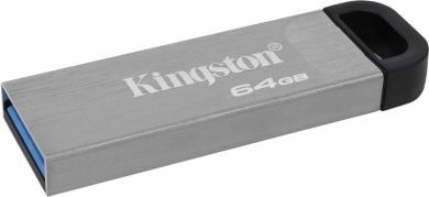 Kingston USB zibatmiņa DataTraveler Kyson 64GB, USB 3.2 Gen1, pelēka DTKN/64GB | Elektrika.lv