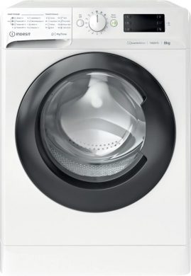 Indesit INDESIT | MTWE 81495 WK EE | Washing Machine | Energy efficiency class B | Front loading | Washing capacity 8 kg | 1400 RPM | Depth 60.5 cm | Width 59.5 cm | Display | Big Digit | White MTWE 81495 WK EE