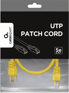 Gembird PATCH CABLE CAT5E UTP 0.25M/YELLOW PP12-0.25M/Y GEMBIRD PP12-0.25M/Y | Elektrika.lv