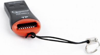 Gembird Atmiņas karšu lasītājs USB2 MICROSD, Melns FD2-MSD-3 | Elektrika.lv