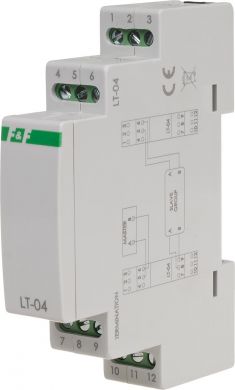 F&F RS-485 tīkla pieslēguma modulis, 15÷30VDC, 10mA, MAX-LT-04 MAX-LT-04 | Elektrika.lv