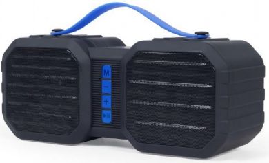 Gembird Portable Speaker GEMBIRD Black / Blue Portable 1xAudio-In 1xMicroSD Card Slot Bluetooth SPK-BT-19 SPK-BT-19 | Elektrika.lv