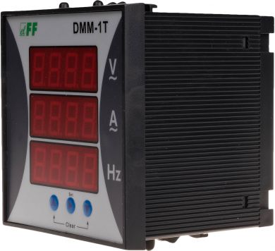 F&F Multimetrs 96x96x92mm, DMM-1T 10÷100 Hz DMM-1T | Elektrika.lv