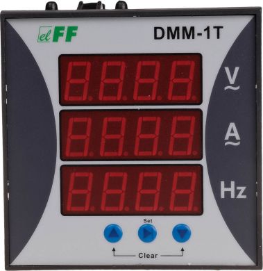 F&F Multimetrs 96x96x92mm, DMM-1T 10÷100 Hz DMM-1T | Elektrika.lv