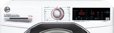 Hoover Hoover | H3WS610TAMCE/1-S | Washing Machine | Energy efficiency class A | Front loading | Washing capacity 10 kg | 1600 RPM | Depth 58 cm | Width 60 cm | Display | LED | Steam function | NFC | White H3WS610TAMCE/1-S