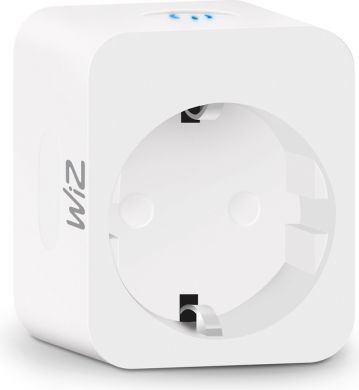 WiZ Viedā rozete WiZ Smart Plug Germany (EU version), Max 2300W, IP20, balta 929002427614 | Elektrika.lv