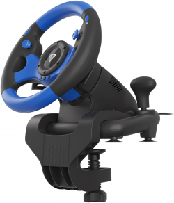 Genesis Genesis | Driving Wheel | Seaborg 350 | Blue/Black | Game racing wheel NGK-1566