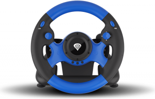Genesis Genesis | Driving Wheel | Seaborg 350 | Blue/Black | Game racing wheel NGK-1566
