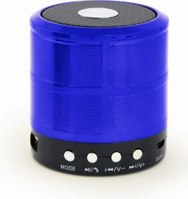 Gembird Portable Speaker GEMBIRD Blue Portable/Wireless 1xMicro-USB 1xStereo jack 3.5mm 1xMicroSD Card Slot Bluetooth SPK-BT-08-B SPK-BT-08-B | Elektrika.lv