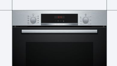 BOSCH Bosch | HBA574BR0 | Oven | 71 L | Electric | Pyrolysis | Rotary and electronic | Height 59.5 cm | Width 59.4 cm | Stainless steel HBA574BR0
