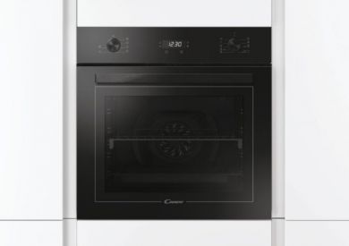 Candy Candy | FCM996NRL | Oven | 70 L | Multifunctional | Aquactiva/Pyrolysis | Mechanical and electronic | Steam function | Height 59.5 cm | Width 59.5 cm | Black FCM996NRL