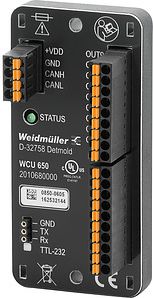 Weidmuller Grafiski programmējams loģikas modulis, programmēšanas adapteris, CAN, STARTERKIT WCU 650 2007290000 | Elektrika.lv