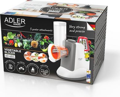 ADLER Adler | Vegetable Slicer | AD 4815 | White/Grey | 150 W AD 4815