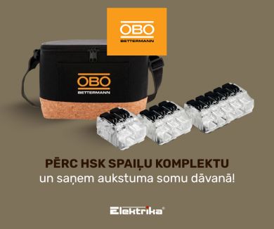 Obo Bettermann HSK spaiļu komplekts ar aukstuma somu dāvanā! 9399983 | Elektrika.lv