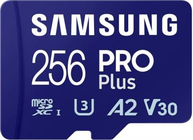 Samsung Samsung | microSD Card | Pro Plus | 256 GB | MicroSDXC | Flash memory class 10 MB-MD256SA/EU