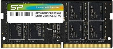 Silicon Power Silicon Power 	SP004GBSFU266X02 4 GB, DDR4, 2666 MHz, Notebook, Registered No, ECC No SP004GBSFU266X02 | Elektrika.lv