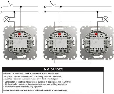 Schneider Electric Two way switch 10AX, anthracite Sedna Design SDD114106 | Elektrika.lv