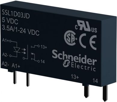 Schneider Electric Relejs 24VDC 3.5A 12V SSl1D03JD | Elektrika.lv