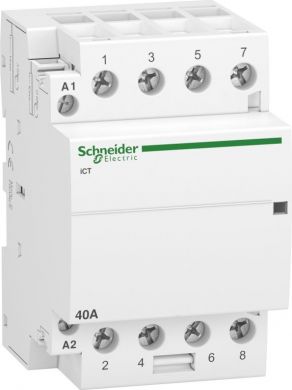 Schneider Electric iCT40A Moduļu kontaktors 4NO 40A 230VAC Acti9 Lite un Acti9 A9C20844 | Elektrika.lv