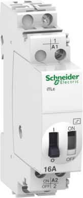 Schneider Electric iTLc 1P 1NO 16A 230...240VAC  50/60Hz Impulsa relejs Acti9 A9C33811 | Elektrika.lv