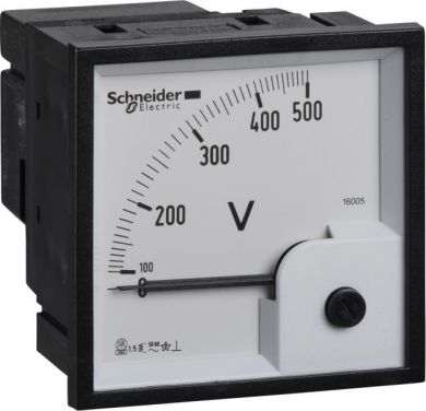Schneider Electric Analogais voltmetrs 72x72 VLT  500V 16005 | Elektrika.lv