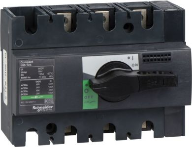 Schneider Electric INS125 slodzes slēdzis Compact INS125 3P 125A 28910 | Elektrika.lv
