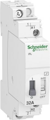 Schneider Electric iTL 1P 32A 1NO 230Vac 110 VDC 230...240VAC 50/60Hz Impulsa relejs Acti9 A9C30831 | Elektrika.lv