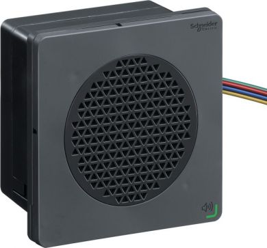 Schneider Electric Editable voice alarms, Harmony XVS, black, mounting 96mm DIN rail, NPN, 100...230V AC XVSV9MBN | Elektrika.lv