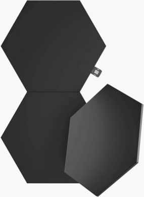 Nanoleaf Nanoleaf Shapes Black Hexagon Expansion pack (3 panels) | Nanoleaf | Shapes Black Hexagon Expansion pack (3 panels) | 42 W | WiFi NL42-0101HX-3PK